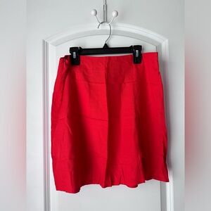 XIX Palms Tavura Red Slit Skirt